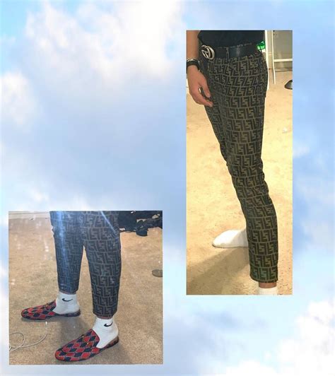 fendi monogram top|Fendi pants.